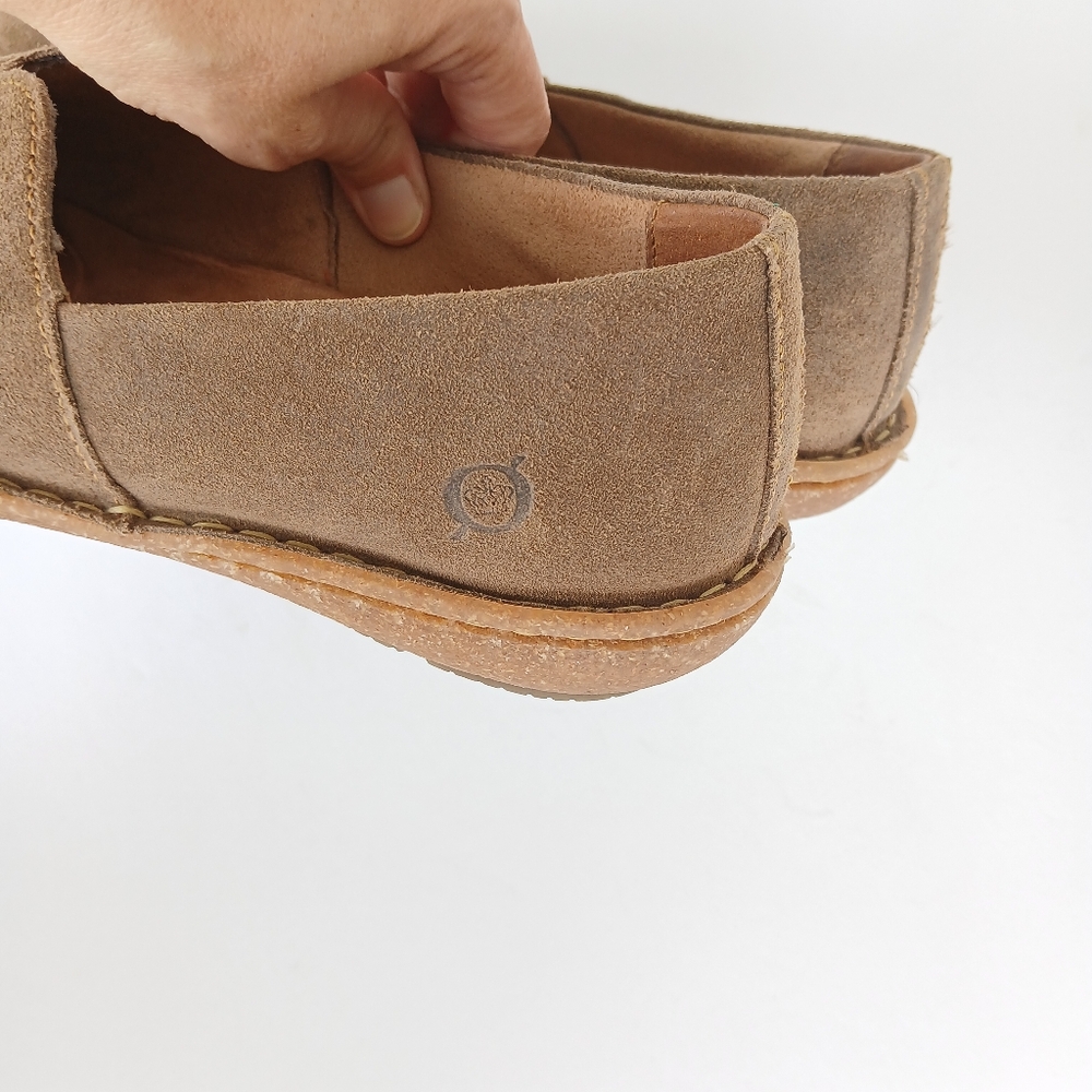 Born Naya Nubuck Leather Loafer Slip On Flat - Picture 5 of 7